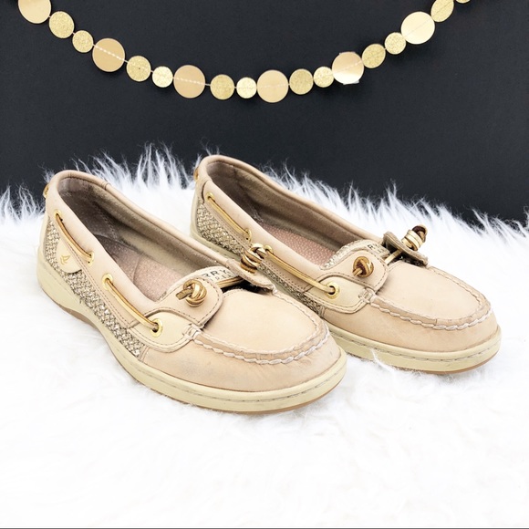 Sperry Shoes - Sperry Topsider Metallic Gold Angelfish Boat Shoes